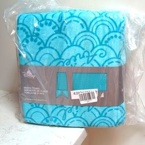 NWT Disney's The Little Mermaid Ariel Fin Beach Towel